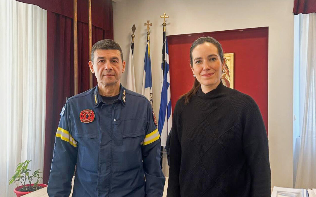 Επίσκεψη στη Διοίκηση Πυροσβεστικών Υπηρεσιών Θεσσαλονίκης και ευχές για τη νέα ηγεσία