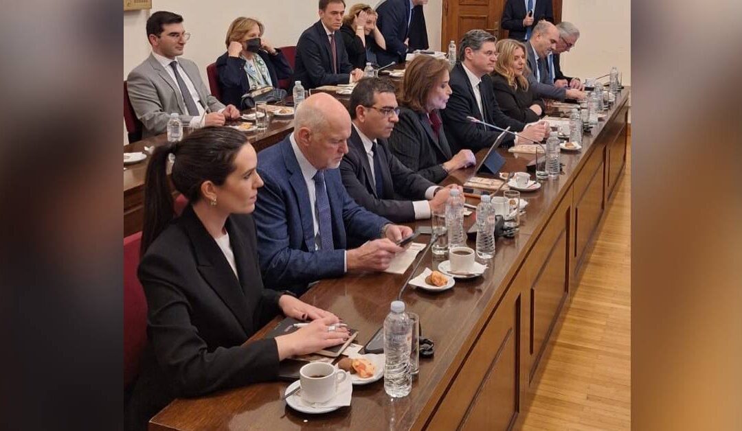 Συνάντηση στη Βουλή με τον Γενικό Γραμματέα του Συμβουλίου της Ευρώπης, Alain Berset