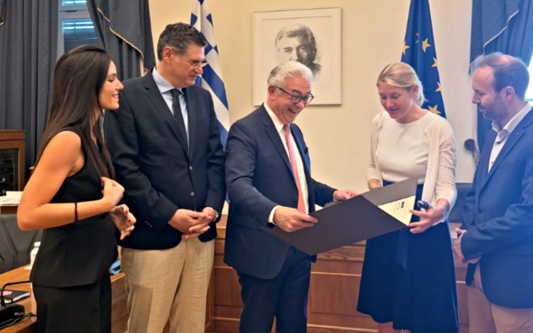 Συνάντηση στη Βουλή με την Tanja Gonggrijp, υποψήφια Αναπληρώτρια Γενική Γραμματέα του Συμβουλίου της Ευρώπης